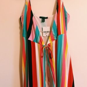 🌴 Forever 21 Striped Wrap-Around Maxi Dress